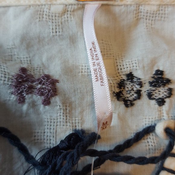 Free People Embroidered Long Sleeve Pullover - Picture 4 of 13